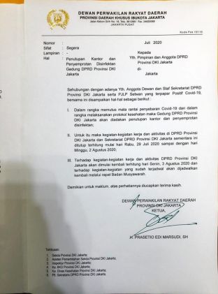 CuplikCom28072020180633-surat-pengumuman-penutupan-sementara-dan-penyemprotan-disinfektan-di-gedung-dprd-dki.jpeg